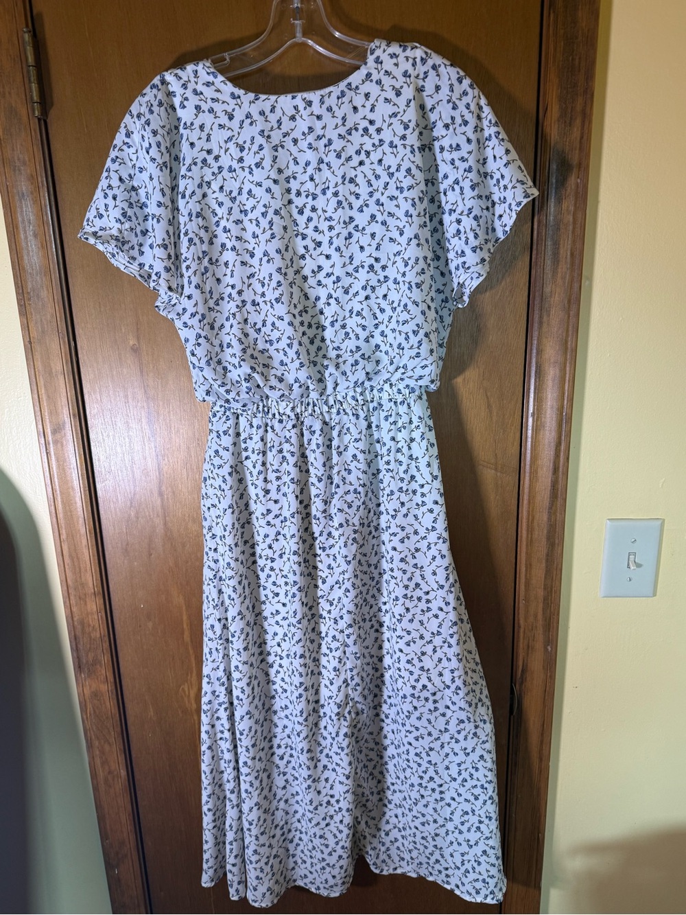 Sienna Sky White Midi Dress with Black Floral Print - Picture 7 of 10